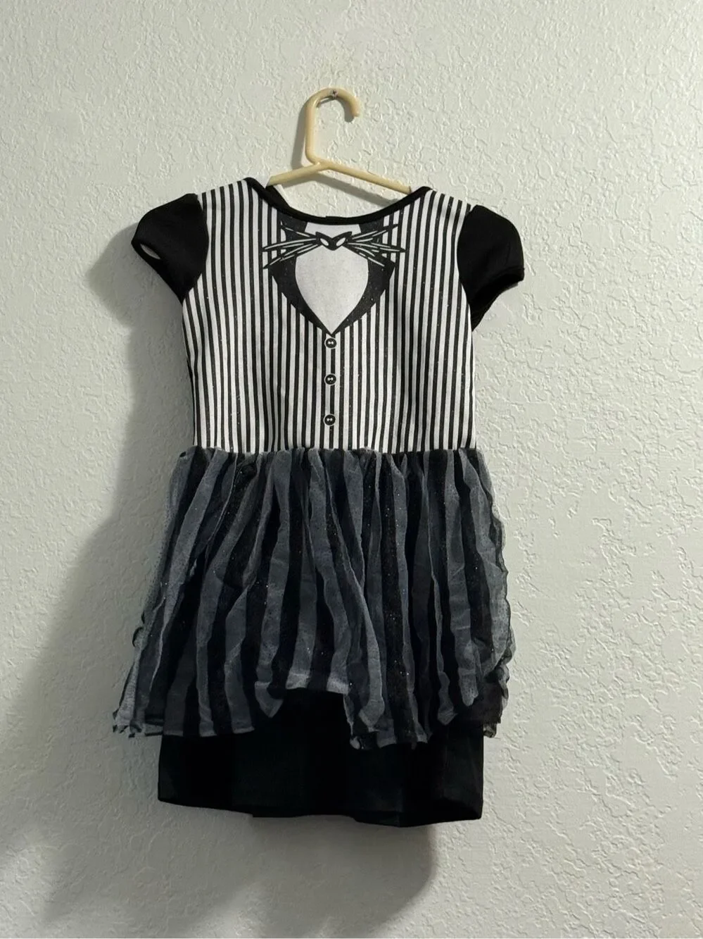 The Nightmare Before Christmas Costume Girls Tutu Dress 10 12 Halloween jack